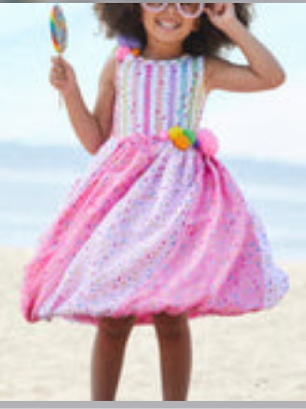 Chasing Fireflies Pink Multi-Color Candy Sprinkle dress Dress